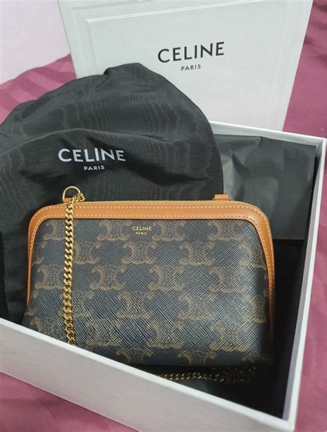 celine bag triomphe canvas|celine triomphe canvas clutch.